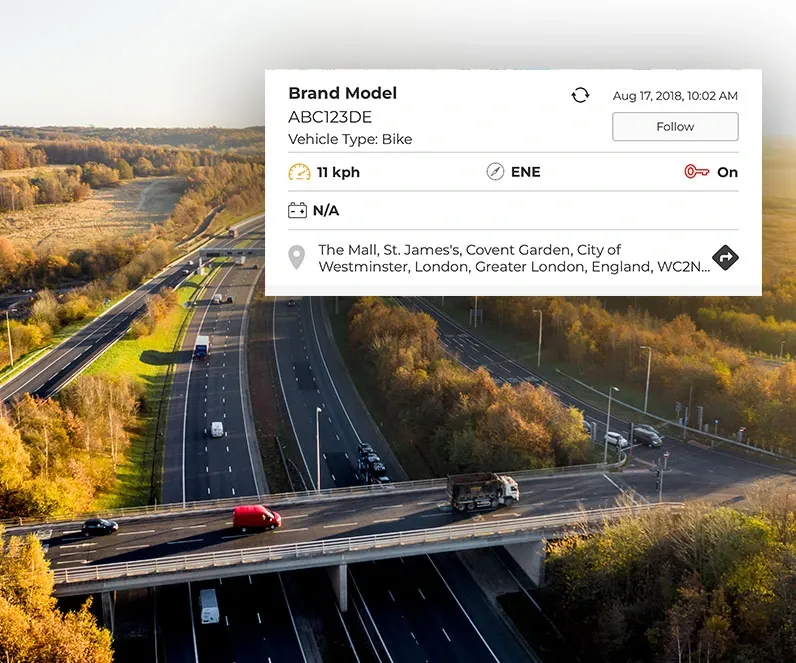 ScorpionTrack Fleet dashboard