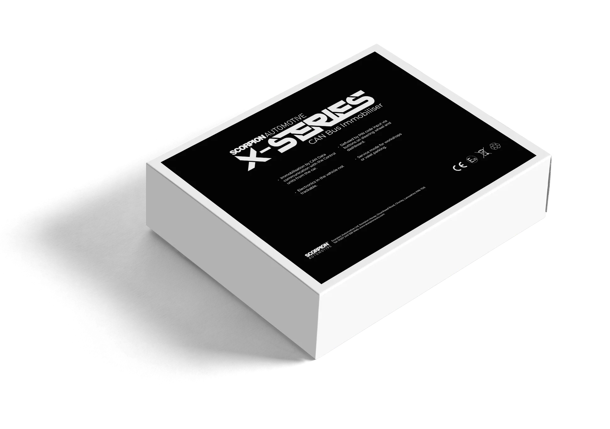 Scorpion X-Series packaging